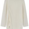 Lucy, turtle nrck boxy knit Off white