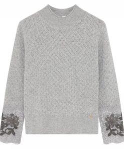 Chella, knit Silver grey