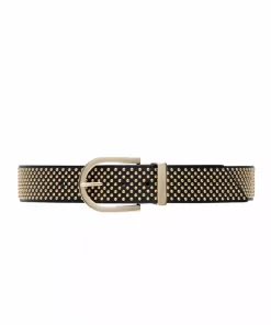 Jeans belt Black/Gold