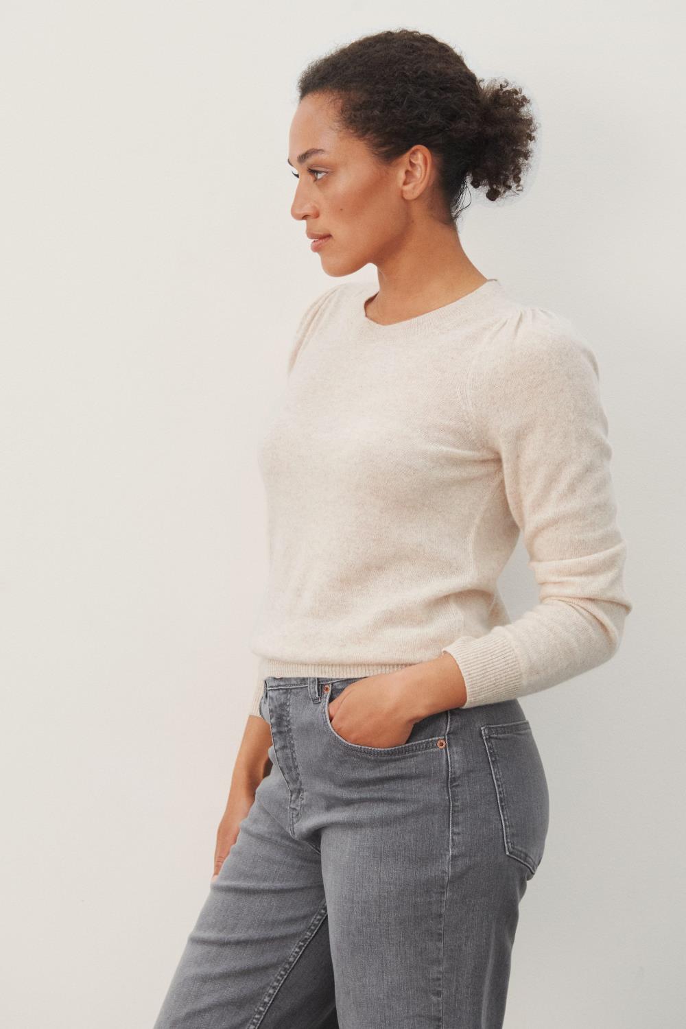 Evina Pullover Natural Melange
