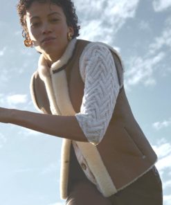 Abena, Shearling waistcoat