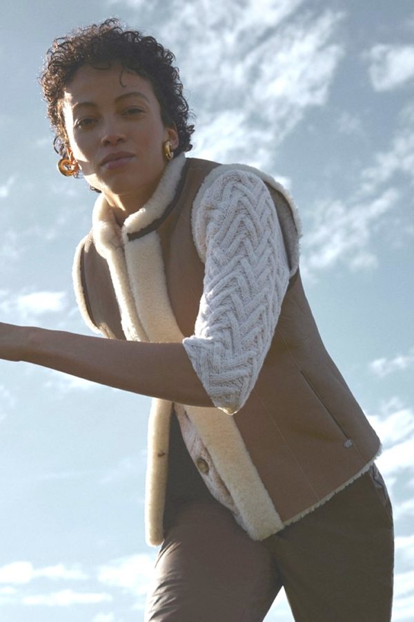 Abena, Shearling waistcoat