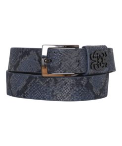 Carolina, leather belt Blue nights