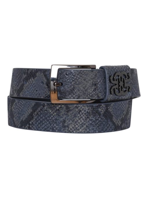Carolina, leather belt Blue nights