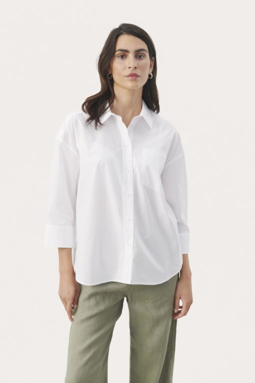 Evamari shirt Bright White