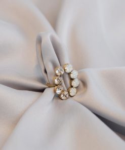 Camilla Swarovski ring - White Opal