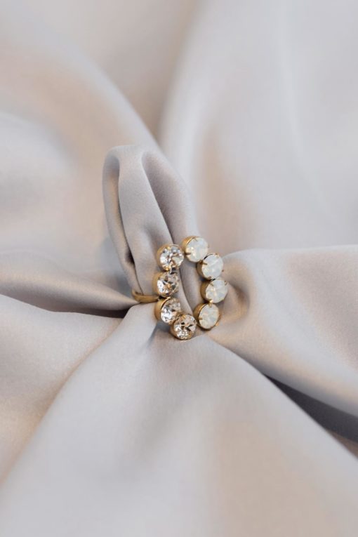 Camilla Swarovski ring - White Opal