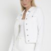 Mae Fringe jacket - White