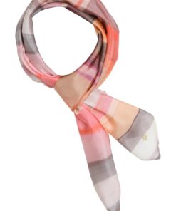 Allis, printed silk scarf Multi pink