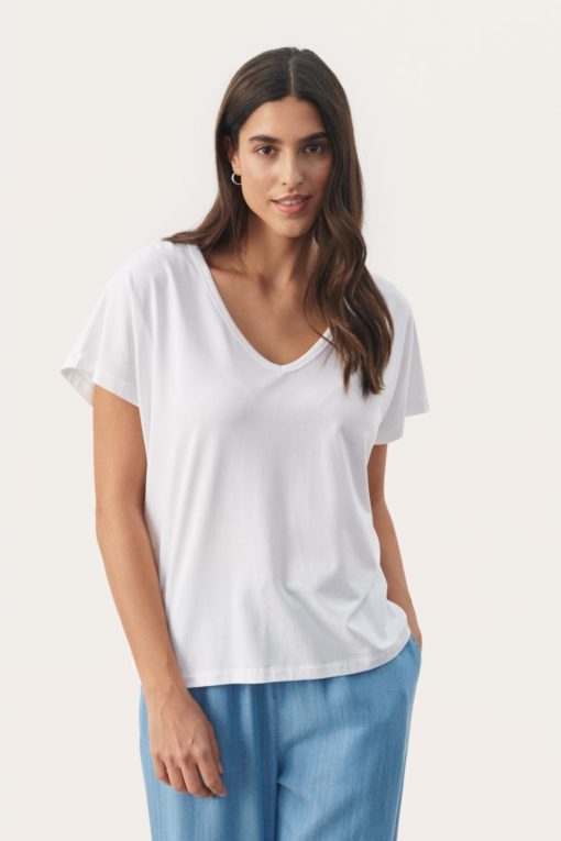 Evenye T-shirt - Bright white