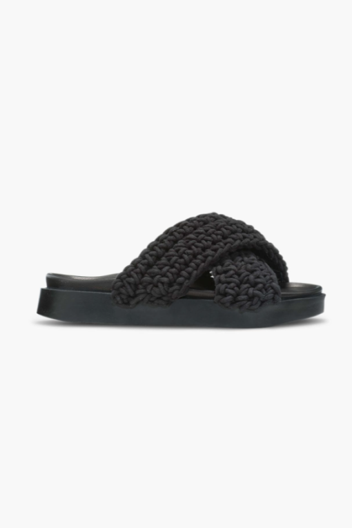 Inuikii woven slipper - Black