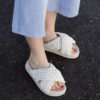 Inuikii woven slipper - White