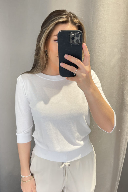 Evening Sweater - White