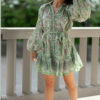 Carolina Dress Pink/green