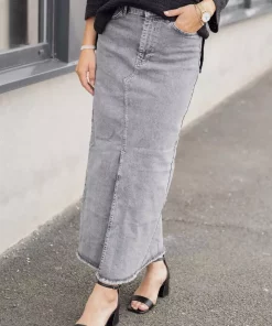 Jasmin Skirt - Grey denim
