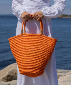 Straw Bag - Orange