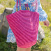 Straw bag - Pink