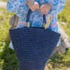 Straw bag - Blue