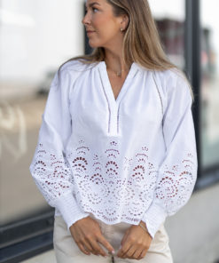 Annsofie, blouse - White