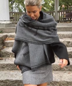 Thalia scarf - Dark grey