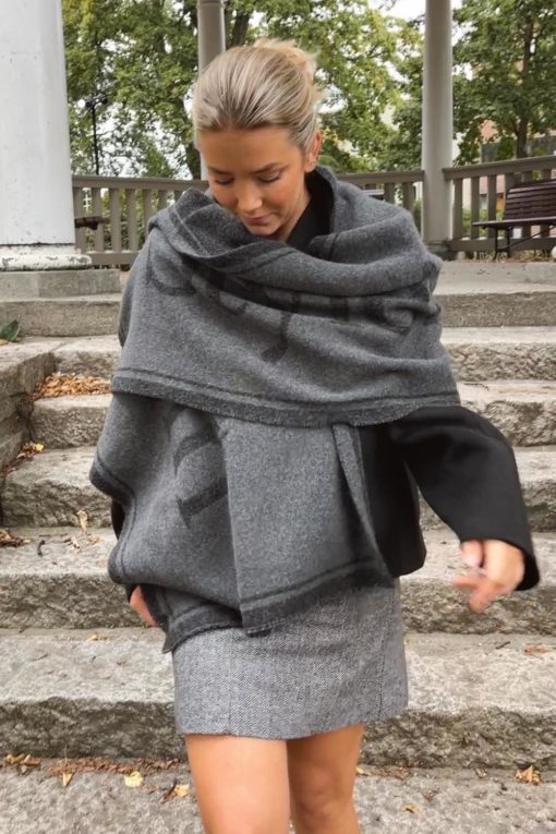 Thalia scarf - Dark grey