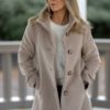 Ladies coat 7756 - Beige