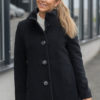 Ladies coat 7756 - Black