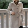 Ladies coat 7846 - Beige