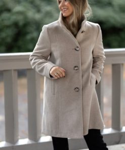 Ladies coat 7846 - Beige