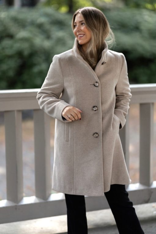 Ladies coat 7846 - Beige