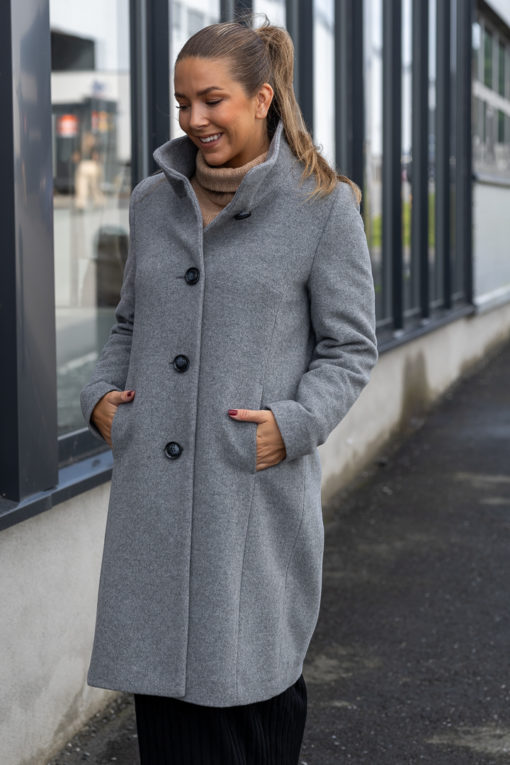 Ladies coat 7846 - Grey