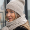 Rose Beanie - Sand