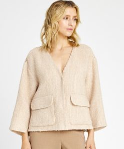 Tille, jacket - sand stone