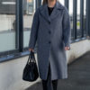 Ladies coat 7788 - Dark grey