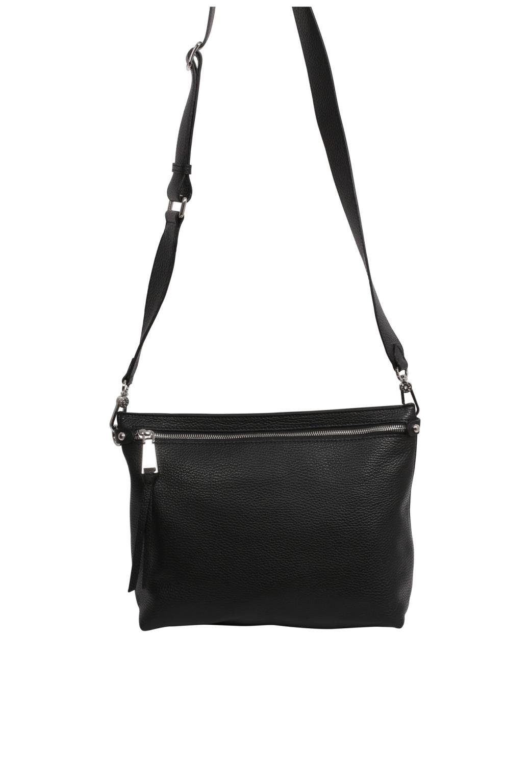 LINNA Cross body bag - Black/nickel