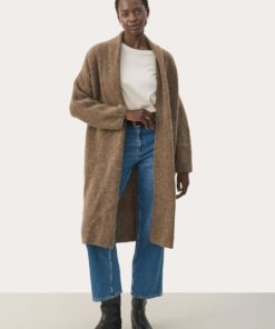 Lenemai Cardigan - Mink melange