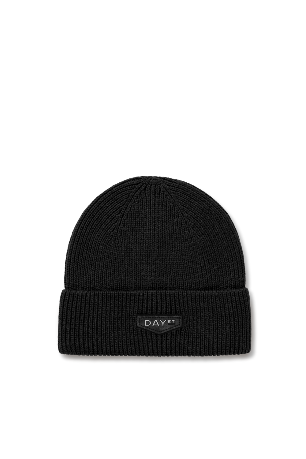 Day Logo Patch Knit Hat - Black