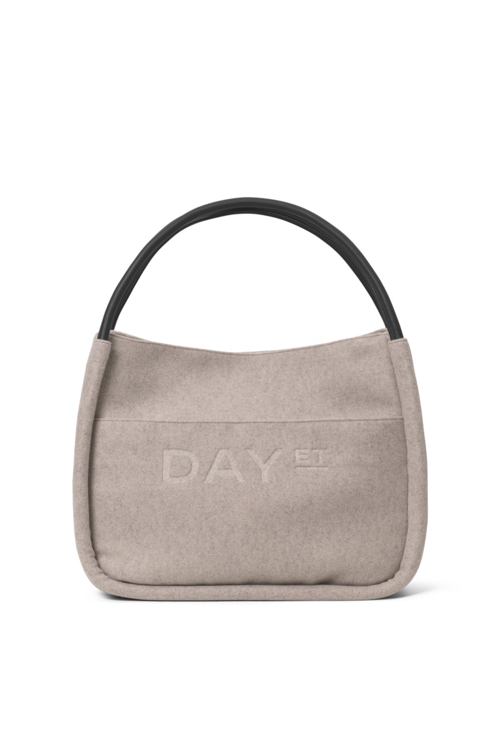 Day Woolen Small shopper - Taupe melange