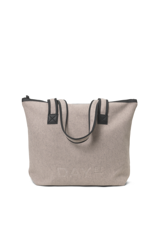 Day Woolen Bag M - Taupe melange