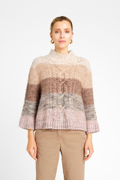 Lucy, cable knit - Sand stone