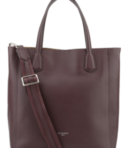 Corso large size tote - Dark brown