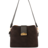 Cavalcade shoulder suede - Dark brown