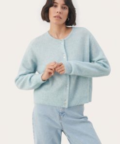 Ninell Cardigan - Soft Chambray