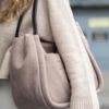 Day Woolen Small shopper - Taupe melange