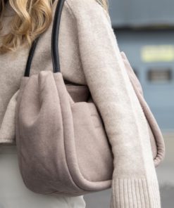 Day Woolen Small shopper - Taupe melange