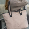 Day Woolen Bag M - Taupe melange