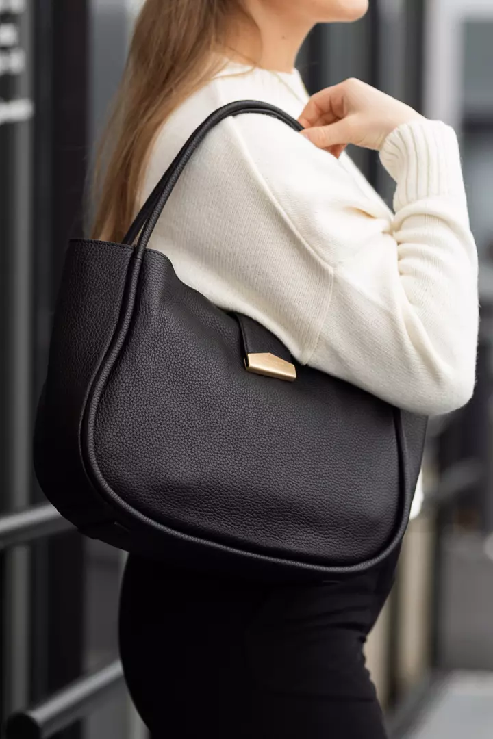 Liane shopping bag - Black