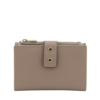 Leather wallet - Beige