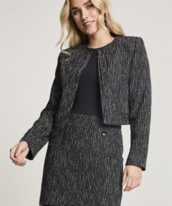 Julia Bouclé jacket, Black