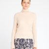 Rotem, knit roll neck - Beach sand